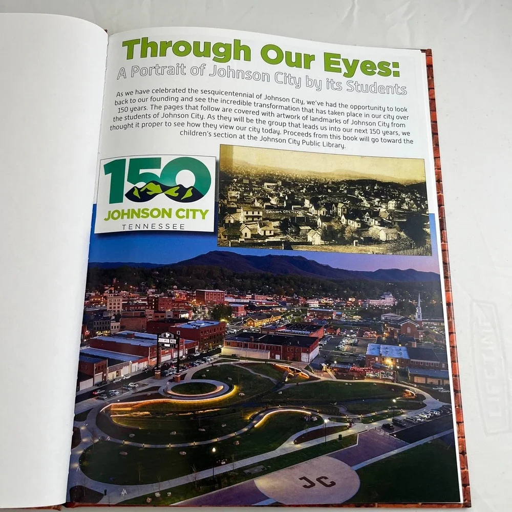 Student Art Through Our Eyes Johnson City Tennessee 150th Anniversary Hardcover